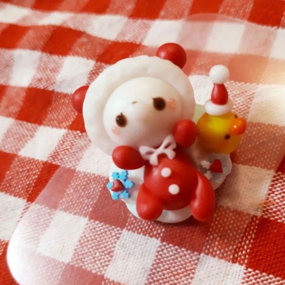 雪遊び☆くまちゃん