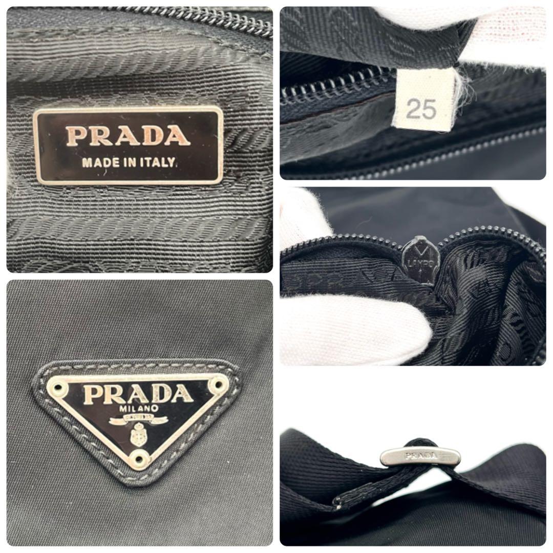 PRADA プラダ メッセンジャーバッグ ショルダーバック ナイロン三角ロゴ 黒