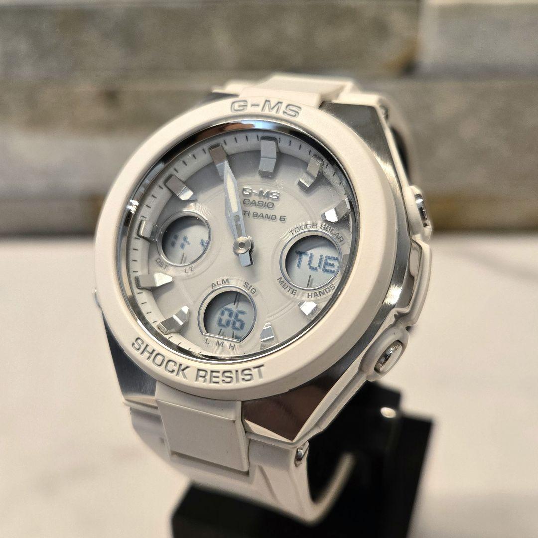 美品　カシオ　G-MS baby-g G-shock　MSG-W100　ホワイト