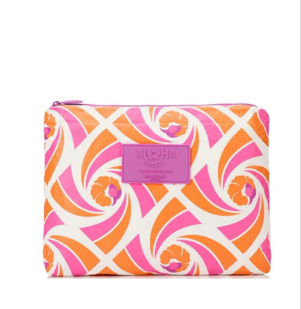 【完売品】ハワイアン航空コラボ × ALOHA COLLECTIONポーチ
