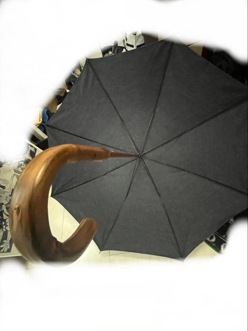 レア　希少　エヴィス　長傘　デニム