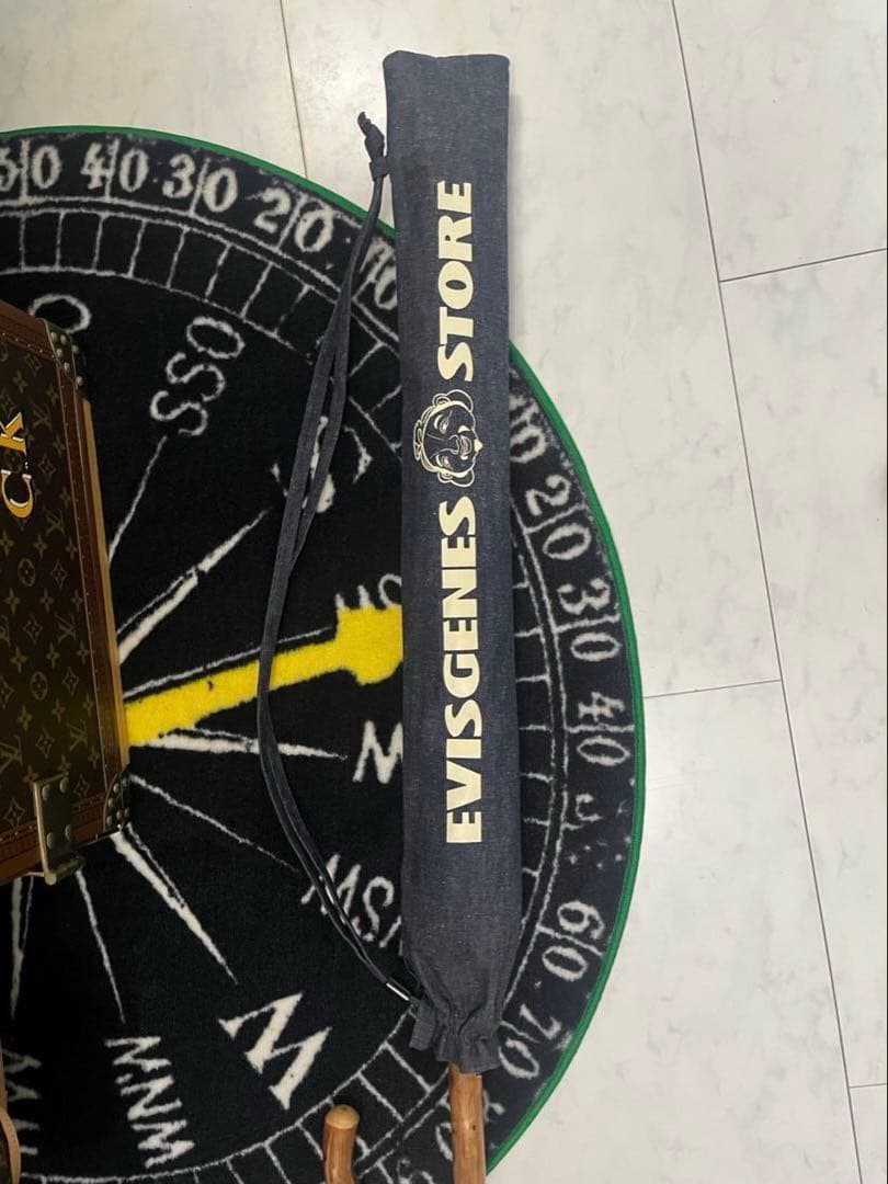 レア　希少　エヴィス　長傘　デニム