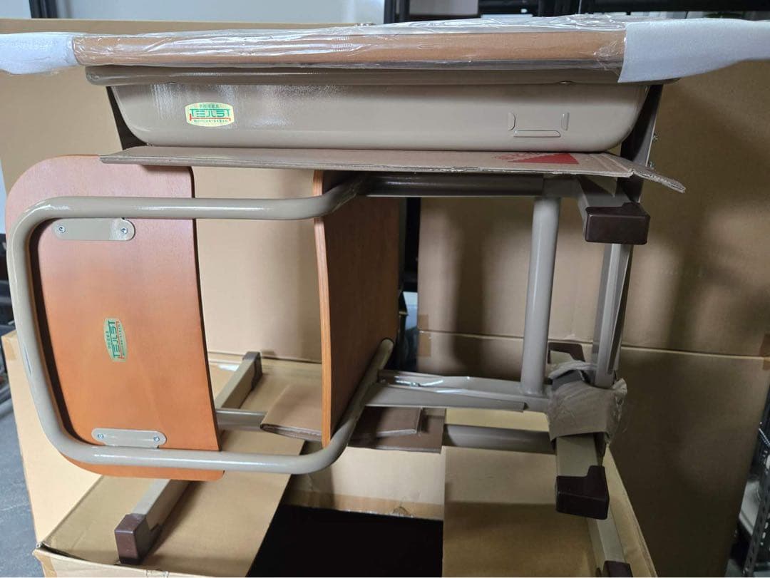 新品　ミハラ学習机　箱付き5台　全学年デスクチェアセット
