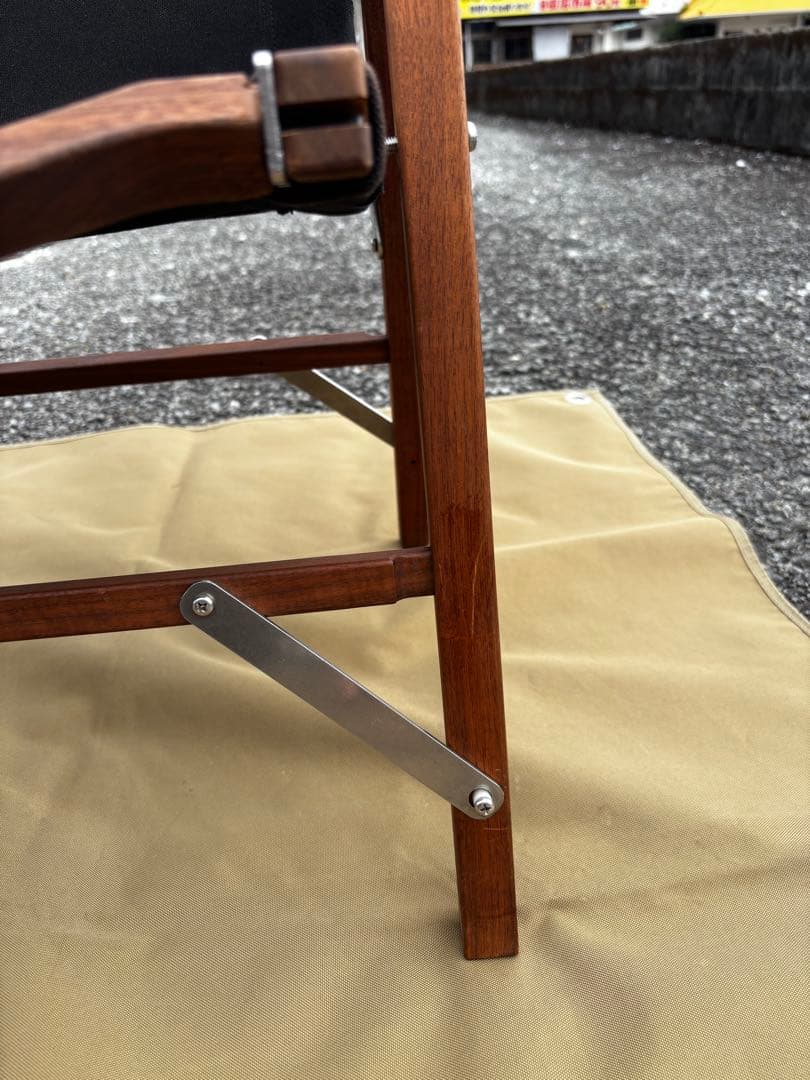 コンダクターズチェア（黒） キャンプオンパレード