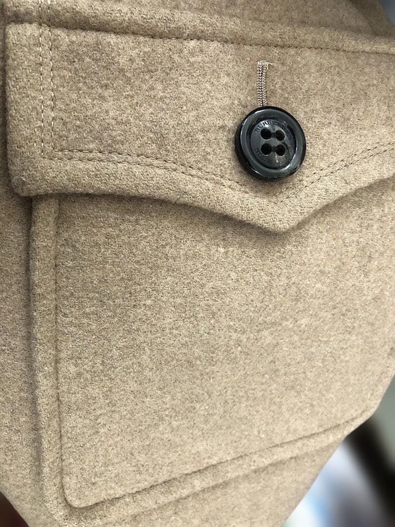 L*0様 【極美品】バーバリーブルーレーベル ダッフルコート ベージュ M