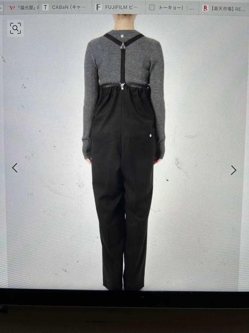 CALMERサスペンダーパンツ