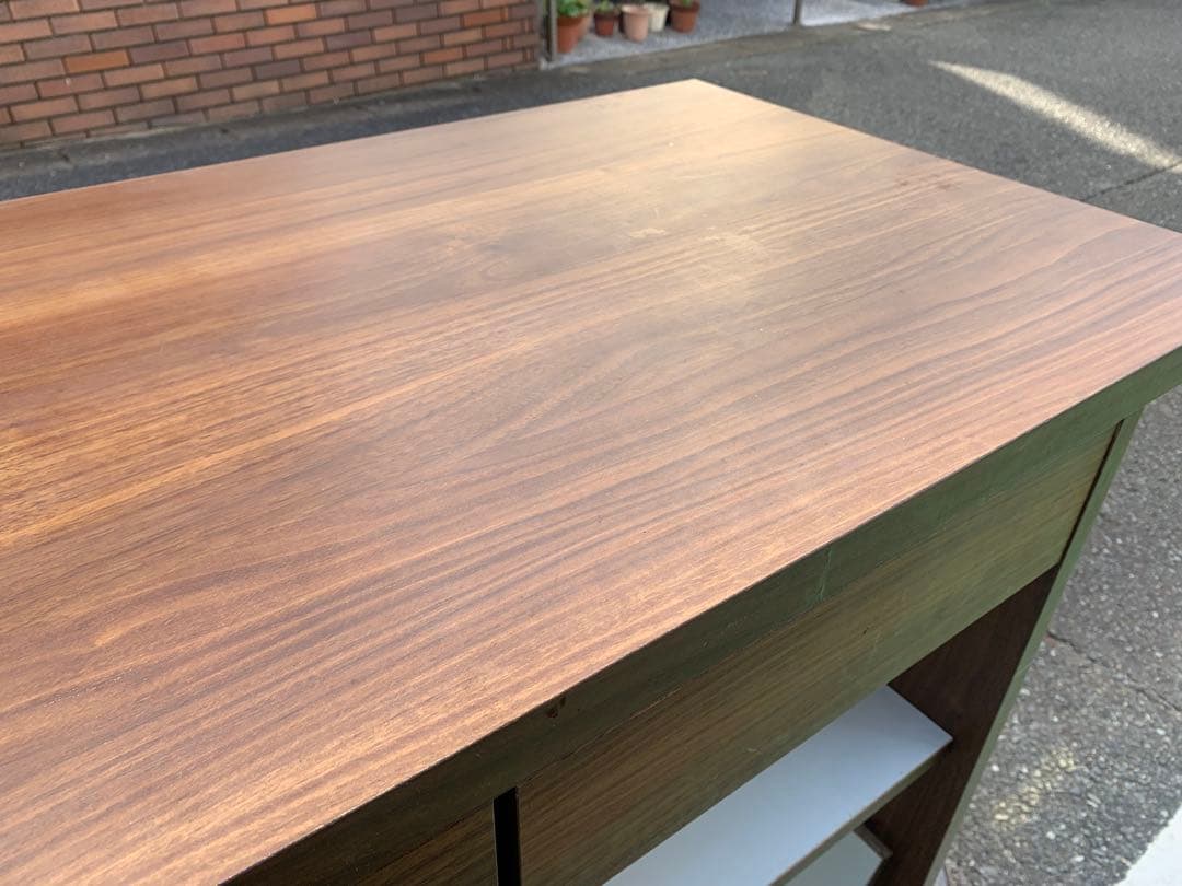 カウンターテーブル　バーカウンター　ハイテーブル　ブラウン