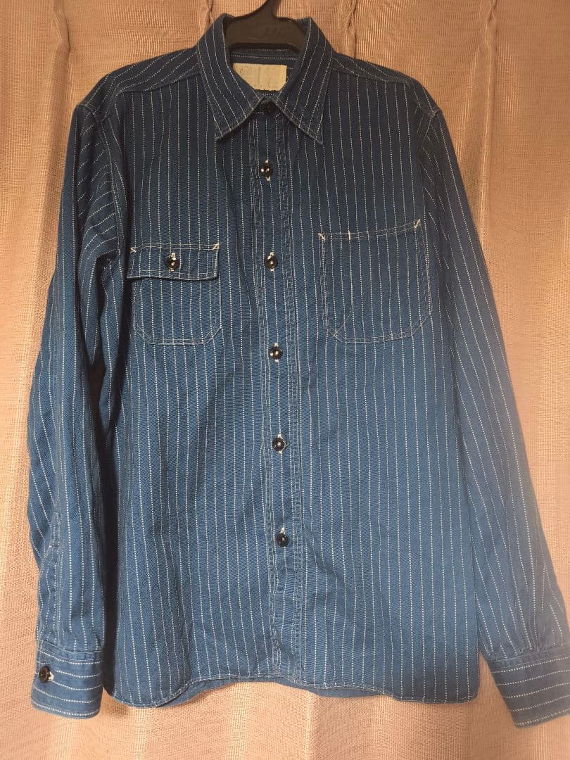 シュガーケーン ウォバッシュ ストライプ シャツ