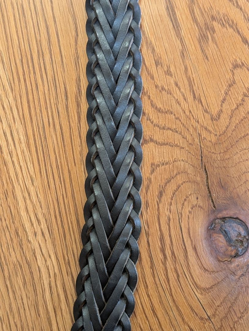 Whitehouse Cox　メッシュベルト　ネイビー