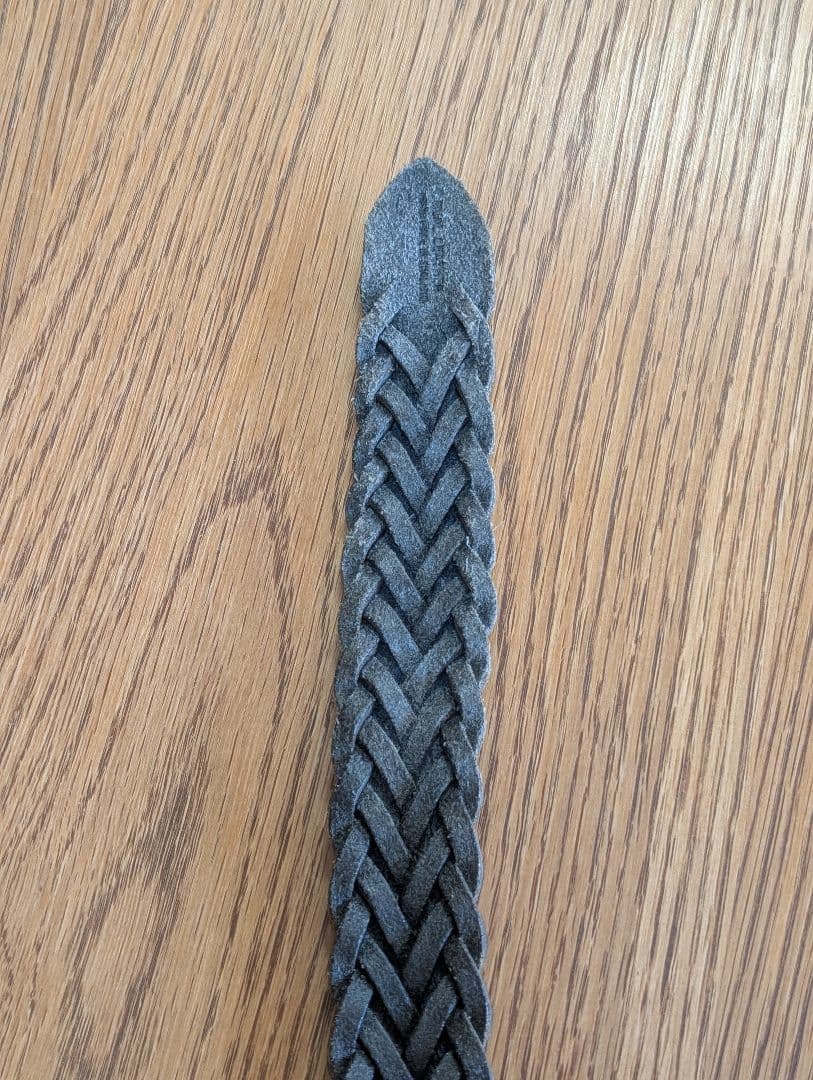 Whitehouse Cox　メッシュベルト　ネイビー