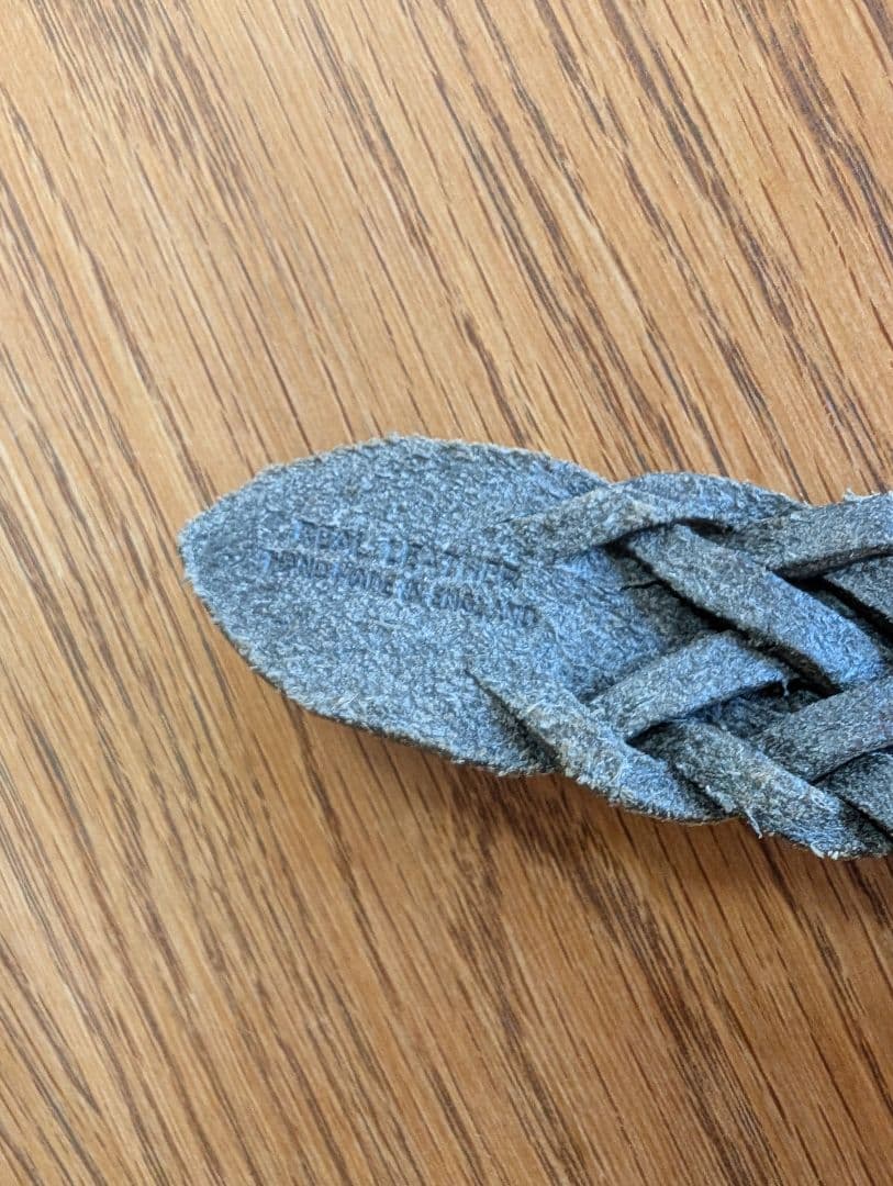 Whitehouse Cox　メッシュベルト　ネイビー