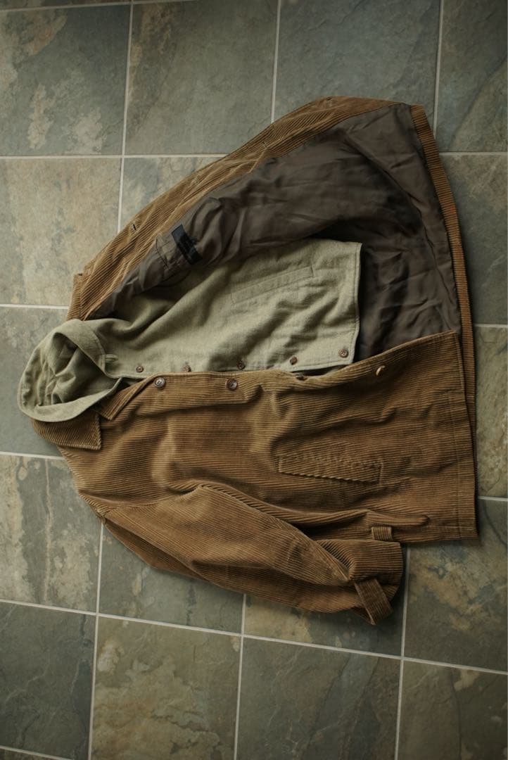 91aw 田中オム 2着セット コムデギャルソンオム コーデュロイ コート