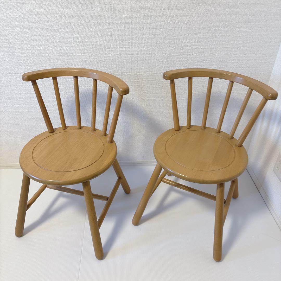 小泉産業 ウィンザーチェア ダイニングチェア アンティーク コイズミ レトロ ①