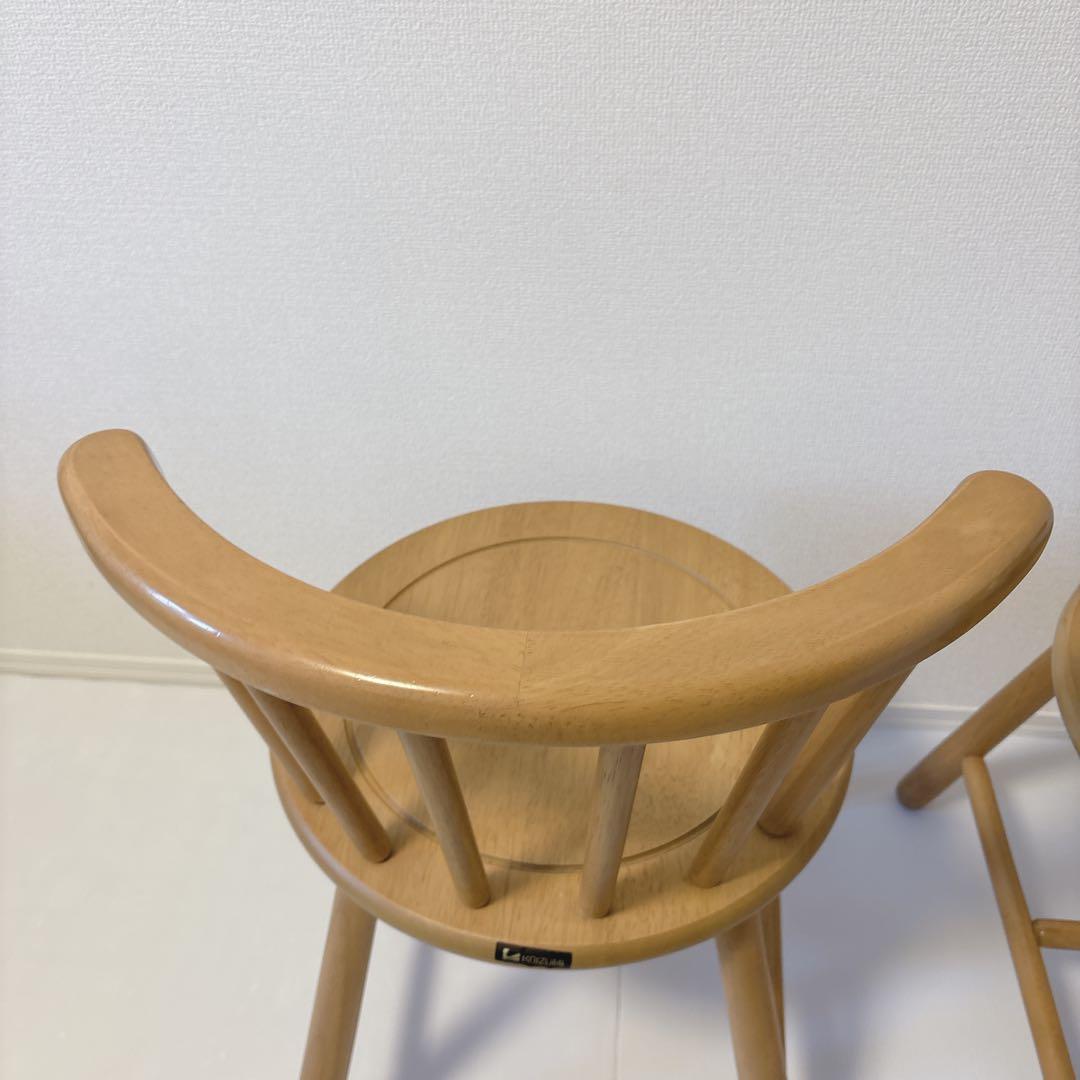 小泉産業 ウィンザーチェア ダイニングチェア アンティーク コイズミ レトロ ①