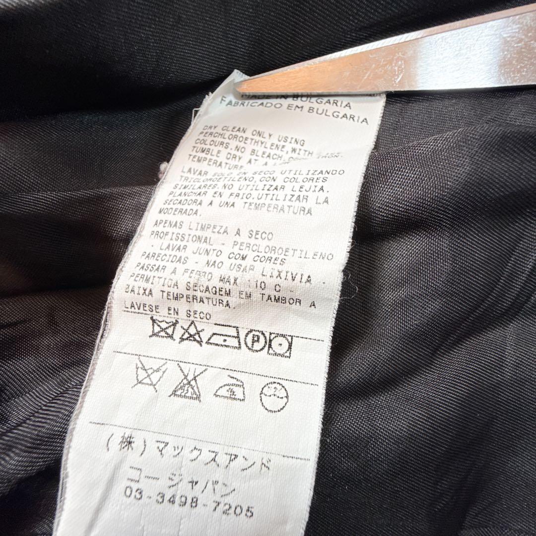 美品 MAX&Co. MaxMara スタンドネック 2way ウールコート