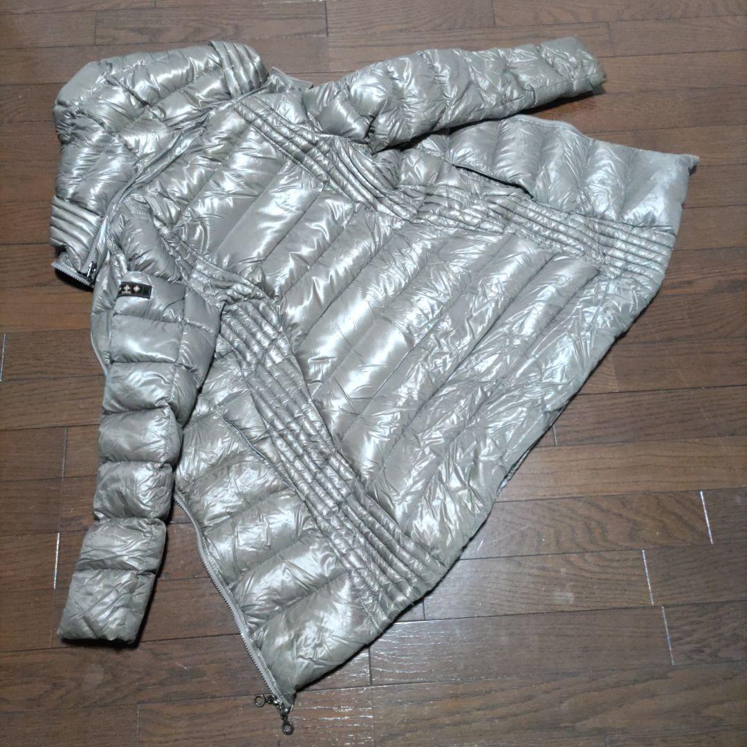 TATRAS　フード付ダウンジャケット　グレージュ　01サイズ