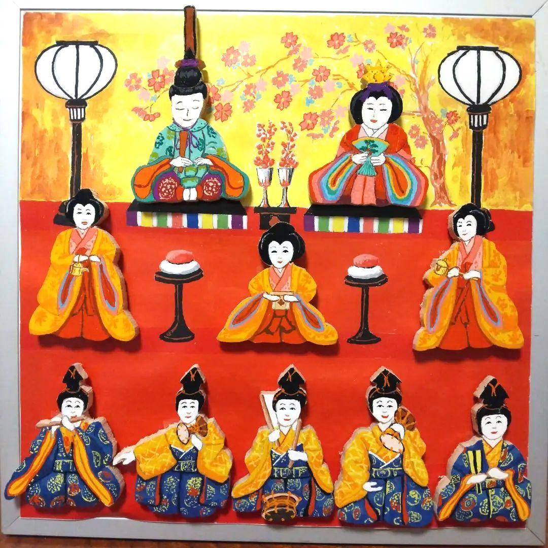 雛飾り マグネットボード