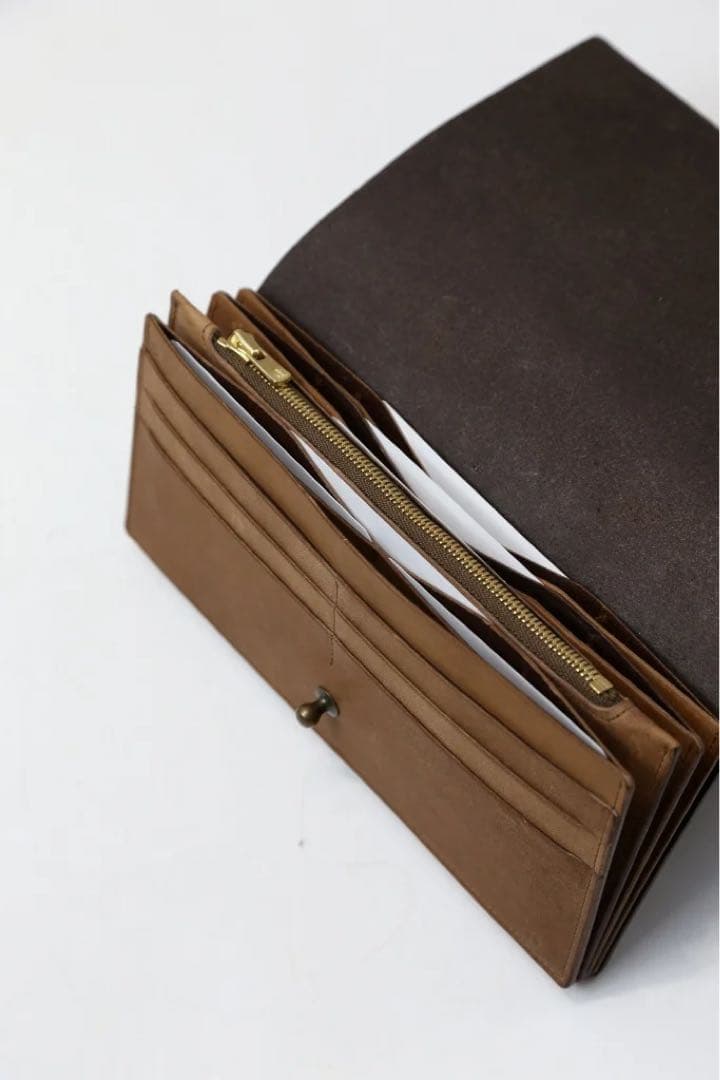 forme - Wallet (Dark Brown) Liscio 長財布