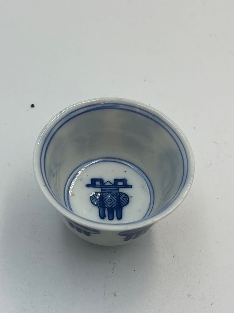 中国清時代徳利 花瓶 色絵 煎　茶碗染付唐物 時代物