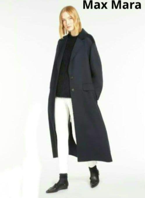 S MaxMara エスマックスマーラ☆100％バージンウール コート36未使用