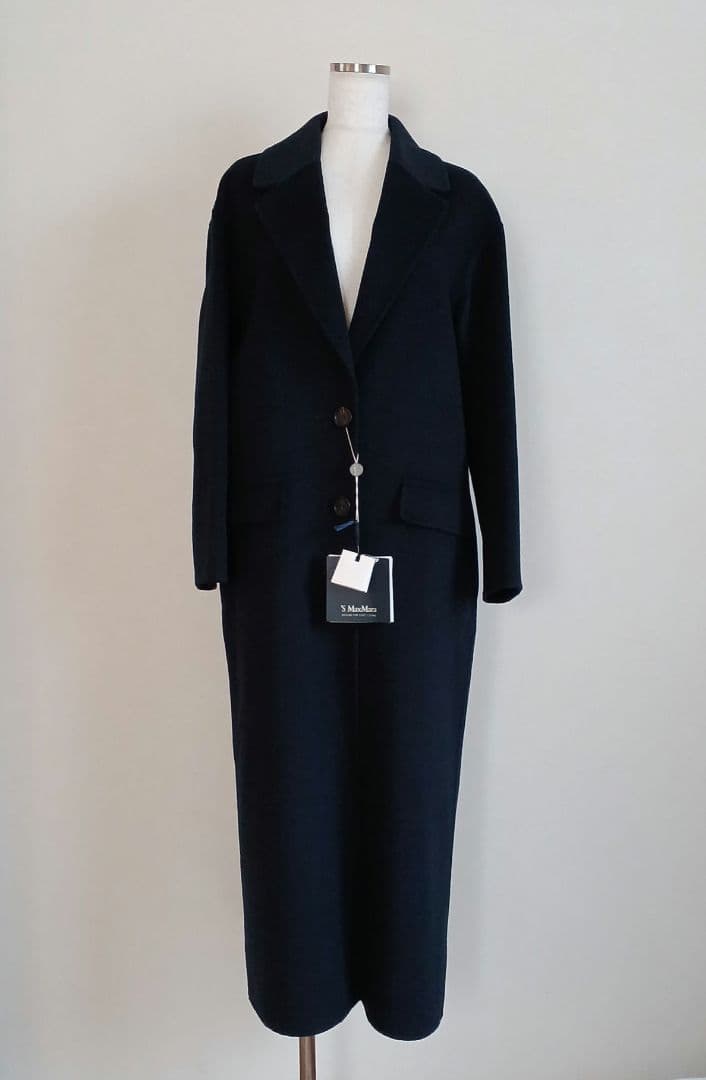 S MaxMara エスマックスマーラ☆100％バージンウール コート36未使用
