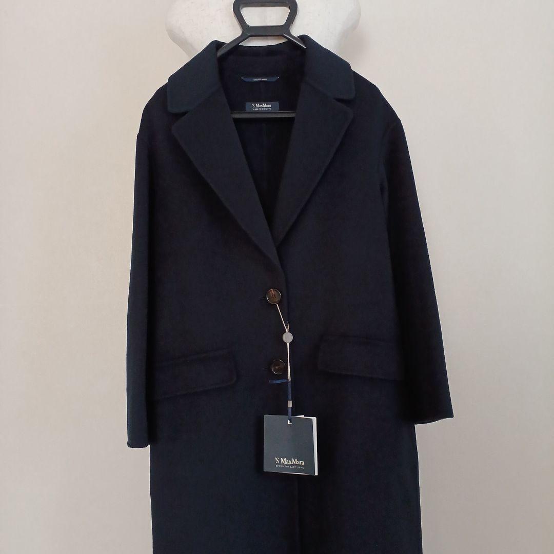S MaxMara エスマックスマーラ☆100％バージンウール コート36未使用