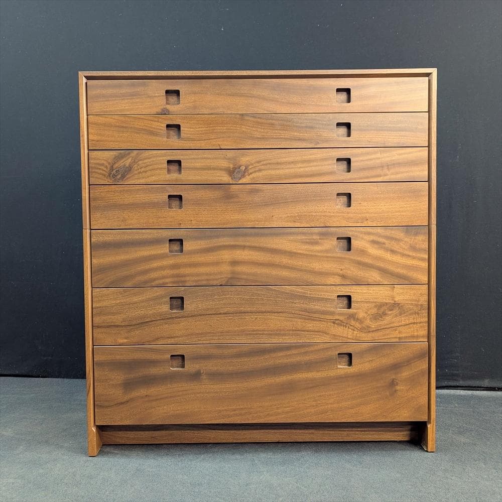 美品　橋詰家具　楠無垢材　国産　ミドルチェスト　タンス　チェスト　箪笥　着物