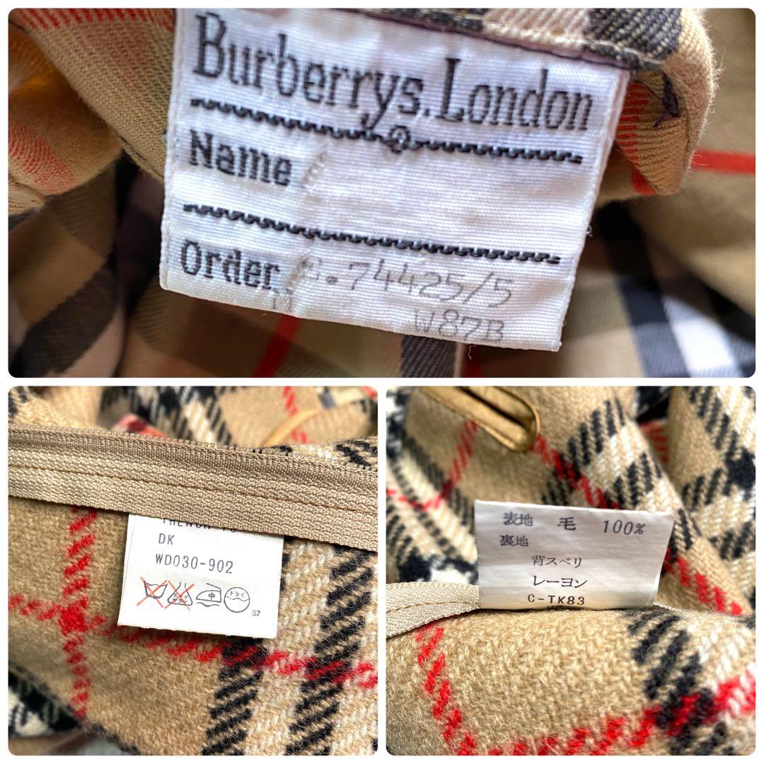良品✨Burberry トレンチコート ライナー ベルト 英国製 ノバチェック