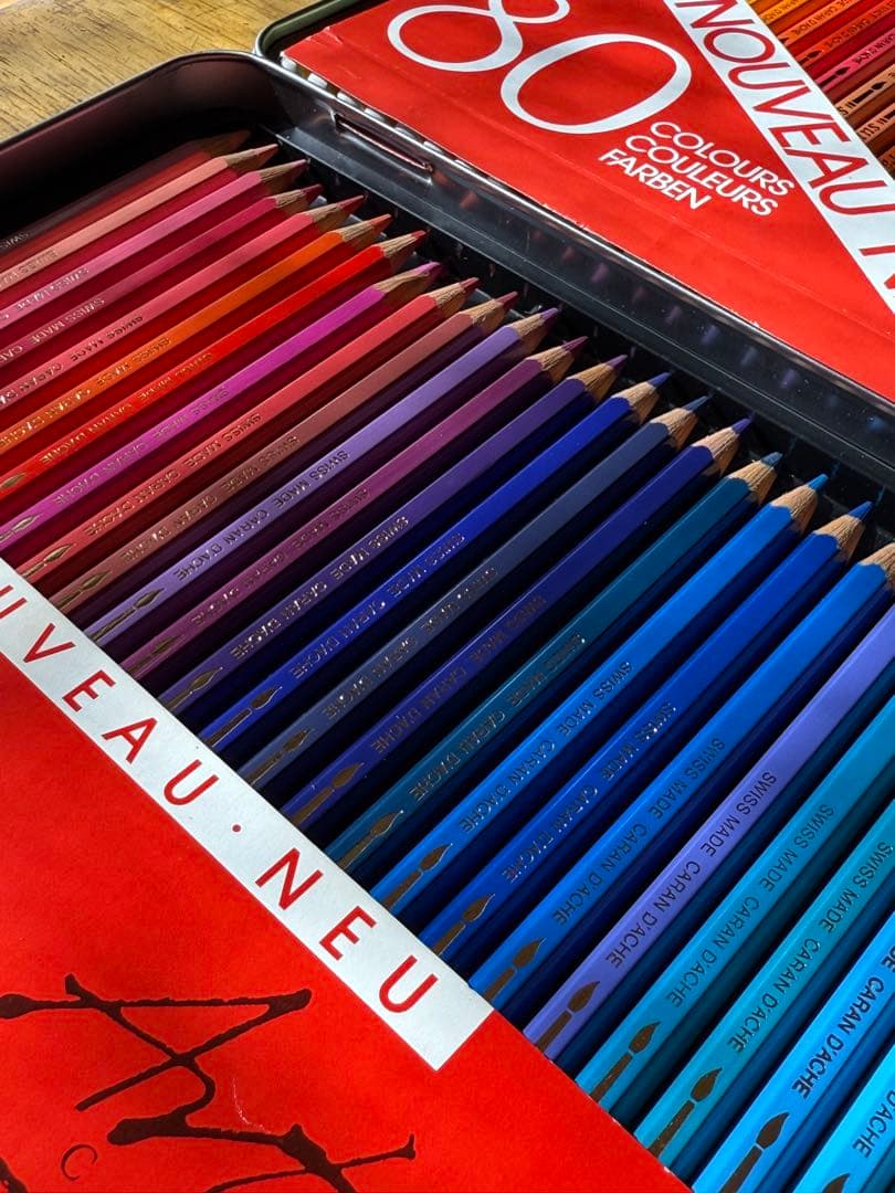 カランダッシュ スプラカラーソフト 80色セット 水彩色鉛筆 本格 プロ仕様