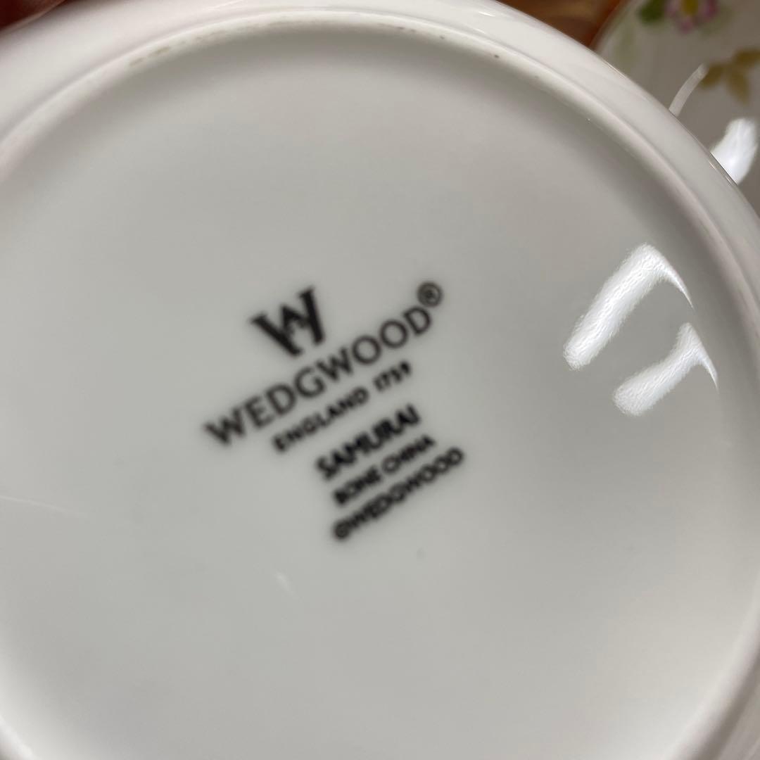 ウェッジウッド　ソーサー　豆皿　インディア　ブルーエレファント　ハンティング