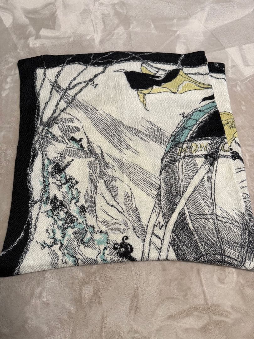 H*o様 完売品！マニプリウールシルクストールヘリンボーン織120 モンゴルフィ