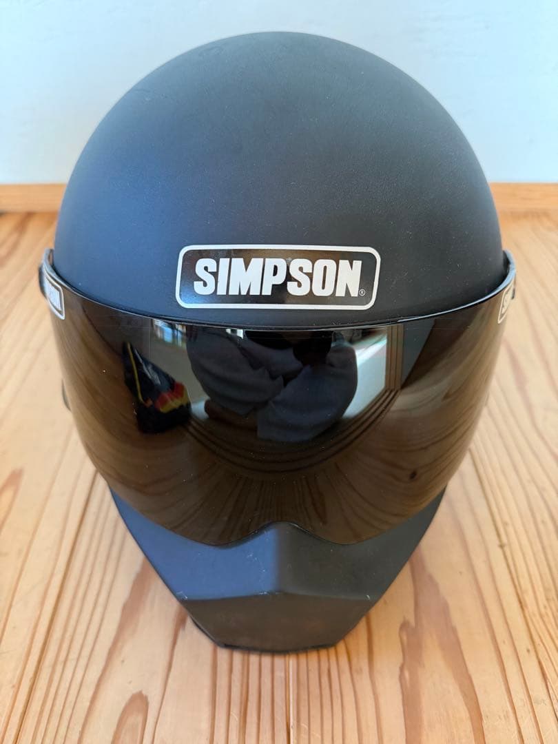 ＊説明文よく読んでさい　シンプソン　M10 サイズXXL つや消しブラック