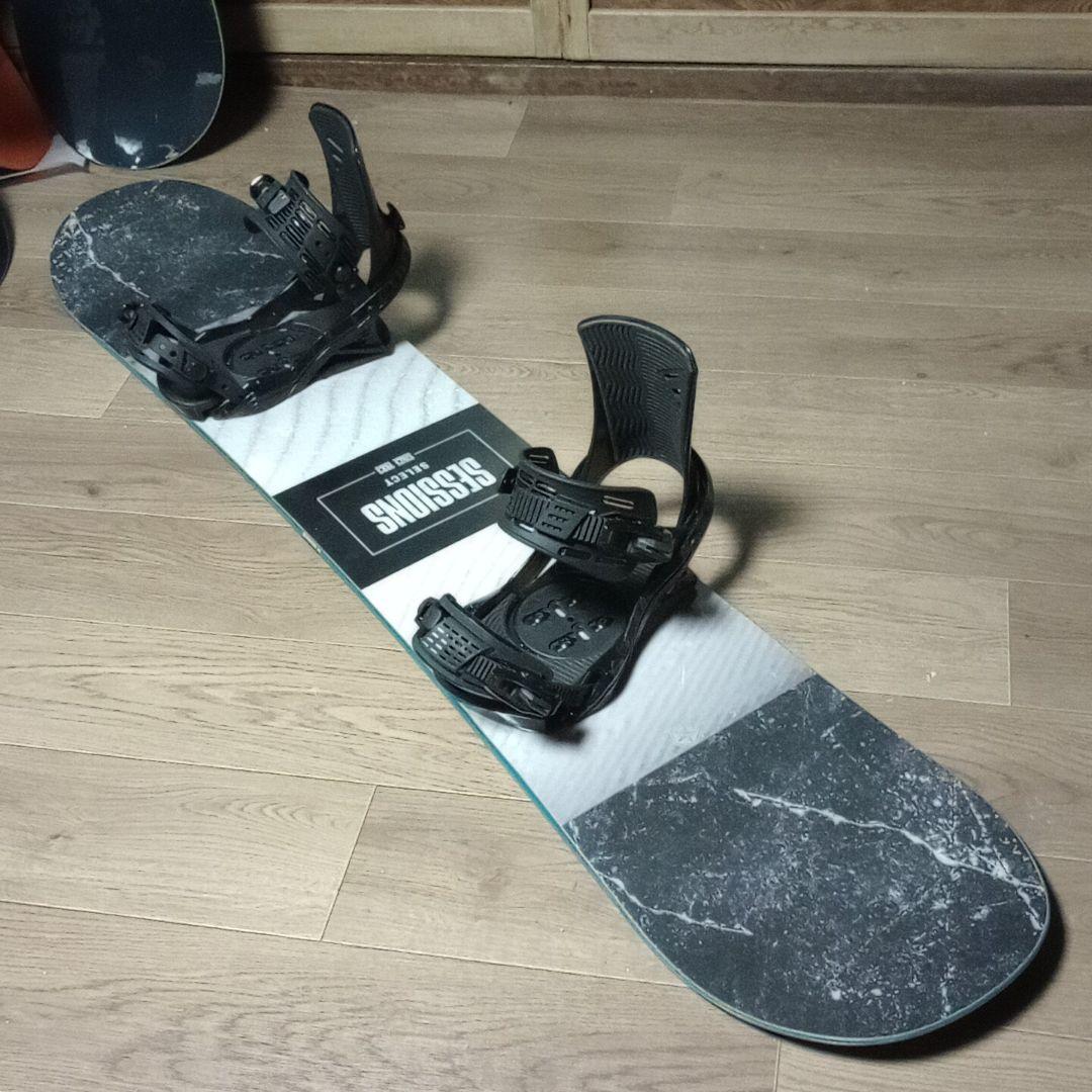 美品！高年式　ケース付　SESSIONS　HEAD　スノーボードセッ　148cm