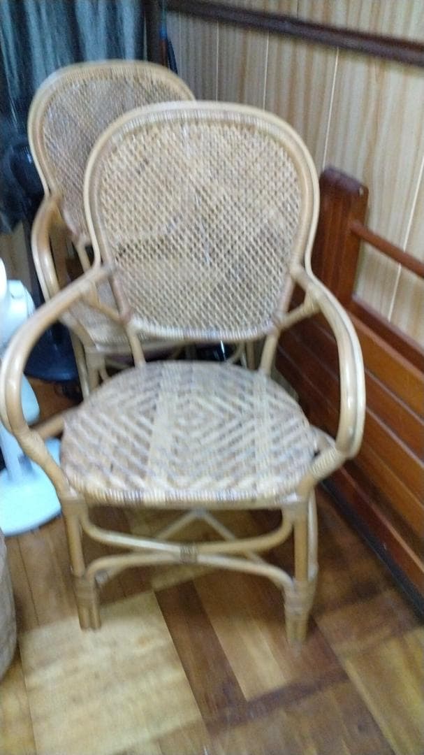 ラタン アームチェア ナチュラル