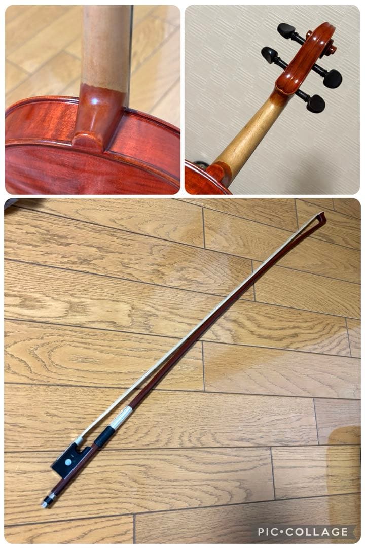 【美品】スズキ　バイオリン　No.330 3/4 1995年 虎杢