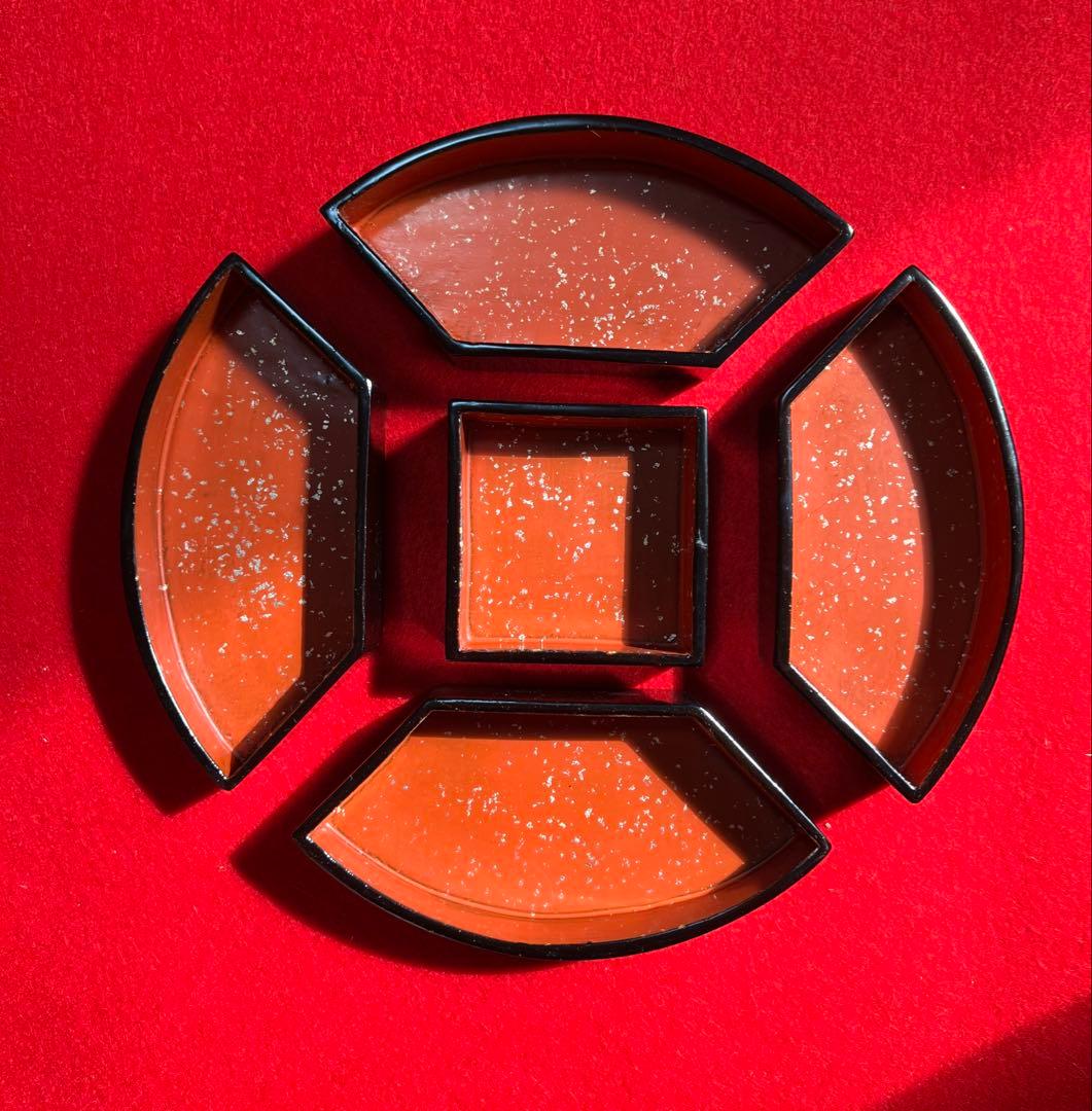 中国美術 古玩 描金漆器 菓子器 菓子入れ　アンティーク 雜貨