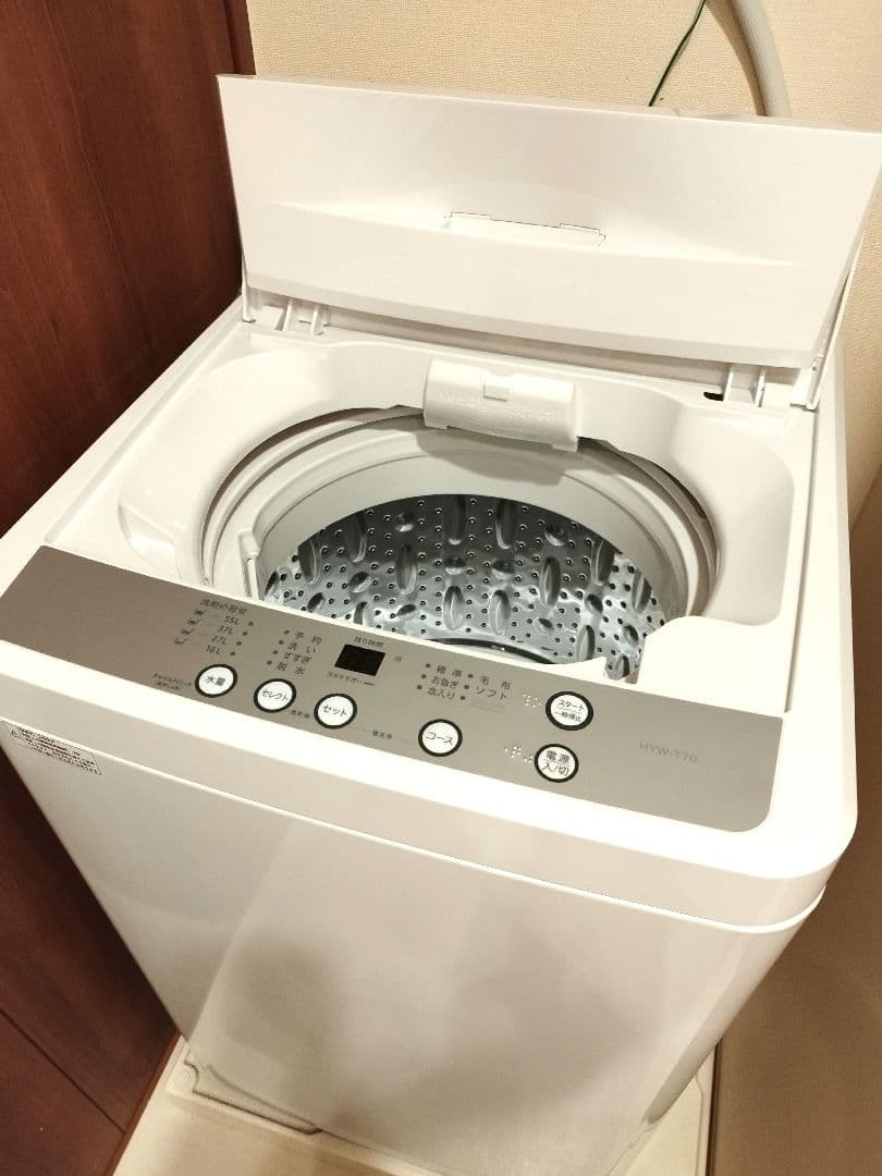 【極美品】全自動洗濯機　HYW-T70 2025年製　7kg　ヨドバシカメラ