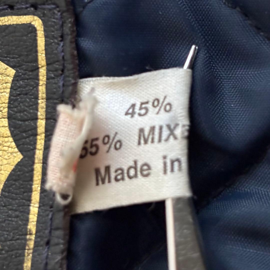 80's ルイスレザー【S】NEVADA ダブル ライダースジャケット ネイビー