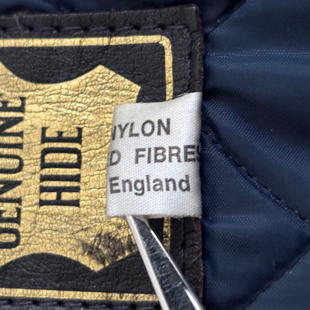 80's ルイスレザー【S】NEVADA ダブル ライダースジャケット ネイビー