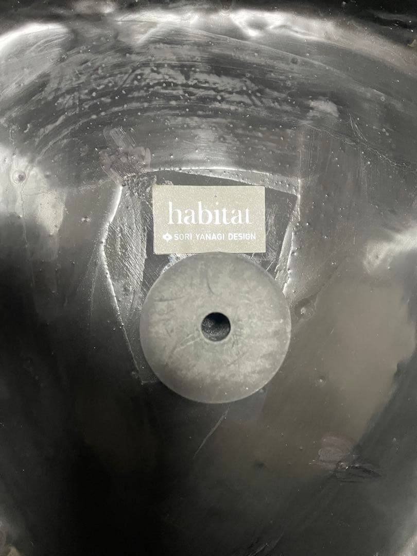 habitat Sori Yanagi デザイン スツール 黒2