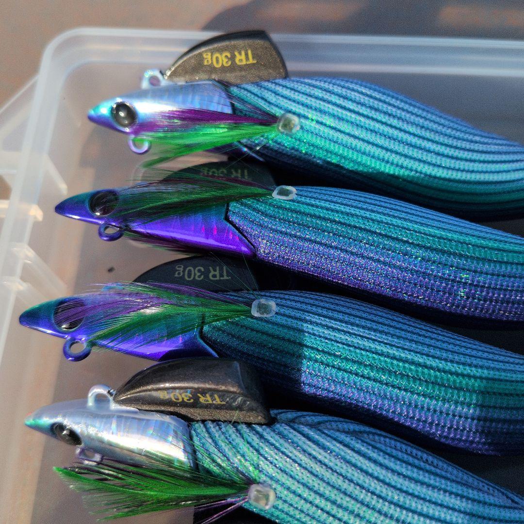 ダートマックス　TR tr 　パープル　ボーダー　グリーン１０個セット