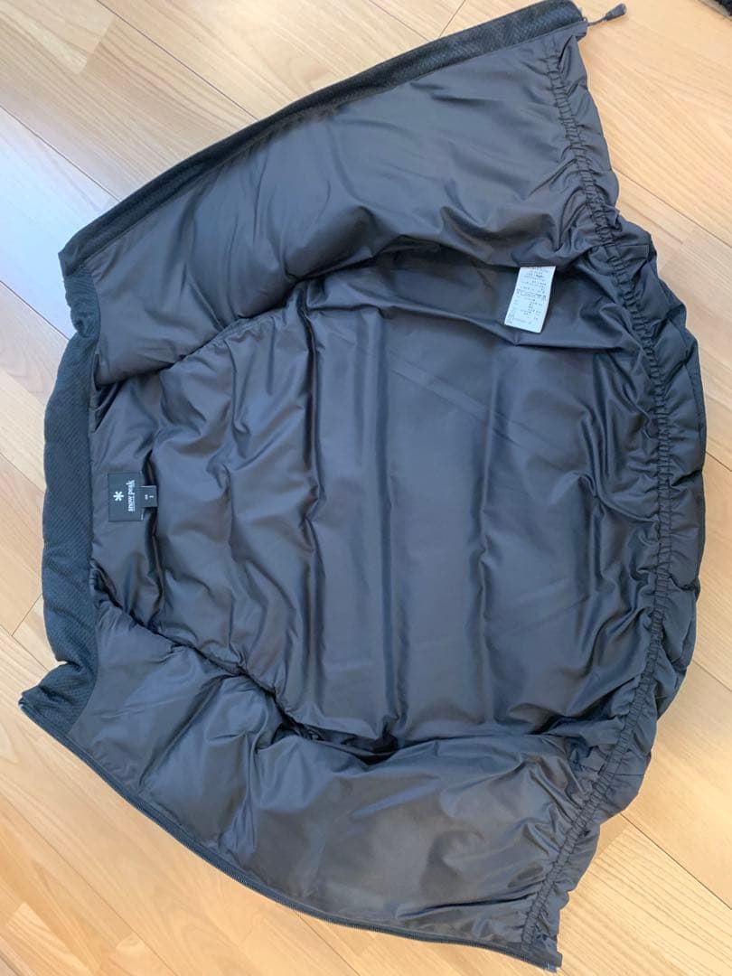美品  peak スノーピーク ダウンベスト ブラック