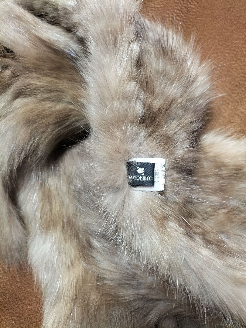 超美品　MaxMaraカシミヤコート　リュドミラ　キャメル34　＆セーブルファー