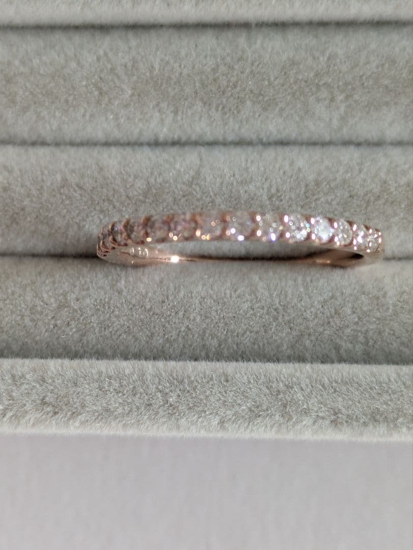 ハーフエタニティ　リング　ダイヤモンド　#13