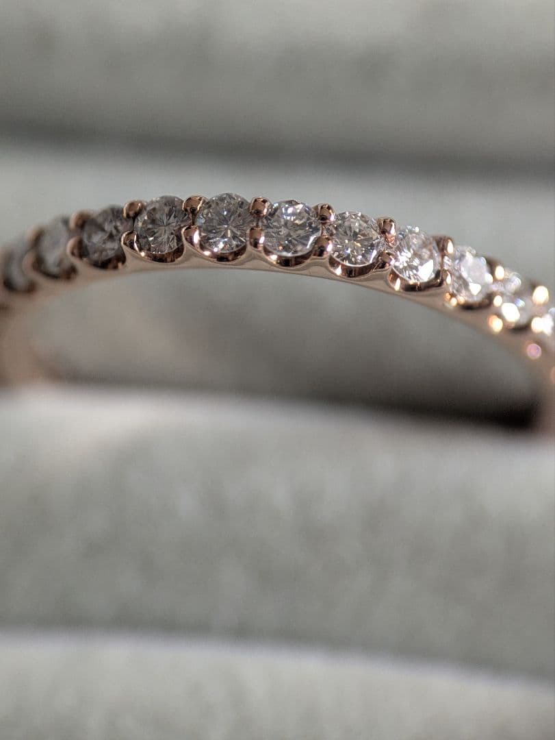 ハーフエタニティ　リング　ダイヤモンド　#13