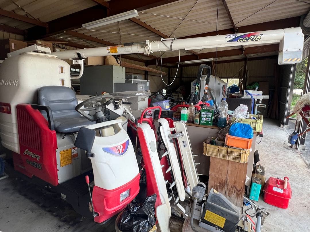 ヤンマー GC216コンバイン美品