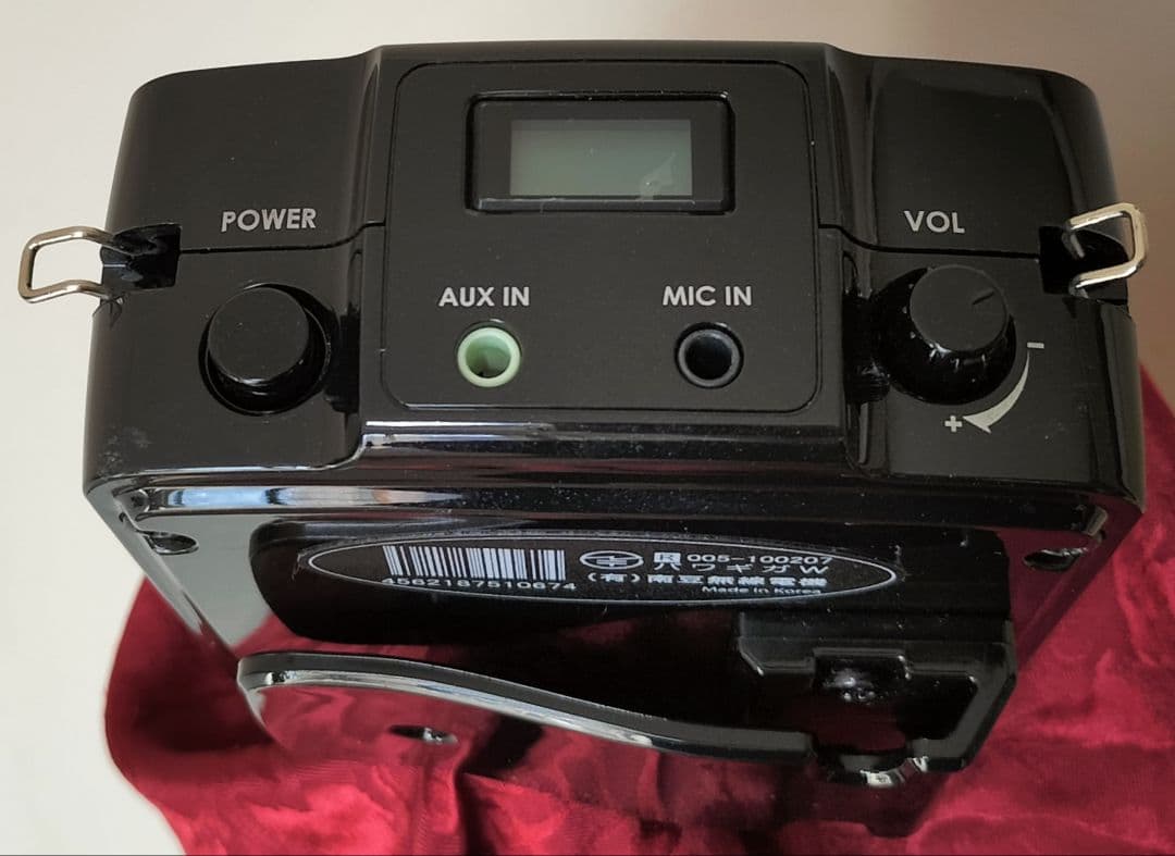 【★南豆無線電機 パワギガW パワギガ 超小型 ワイヤレスアンプ 拡声器★】