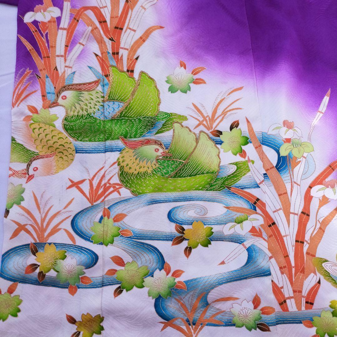 七五三 7歳 セットおしどり　桜　水流 081502