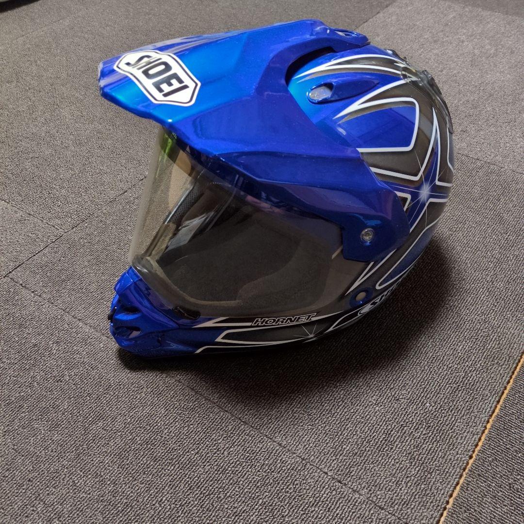 SHOEI HORNET フルフェイスヘルメット 青/黒　難有り
