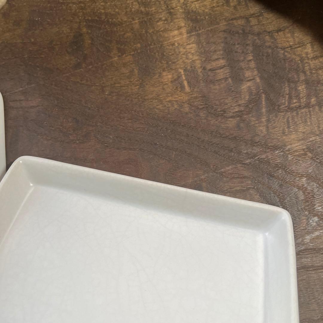 角皿　平皿　取り皿　【まとめ売り2種10枚】